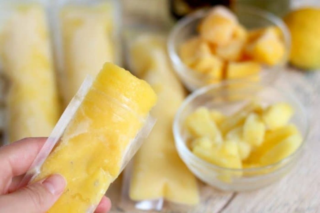 Yellow boozy popsicle boozymangopineapple