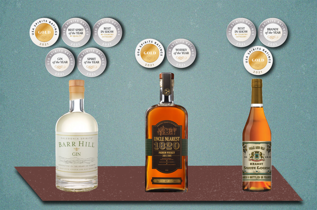 Top 50 Spirits Barr_hill_gin, Uncle_nearest
