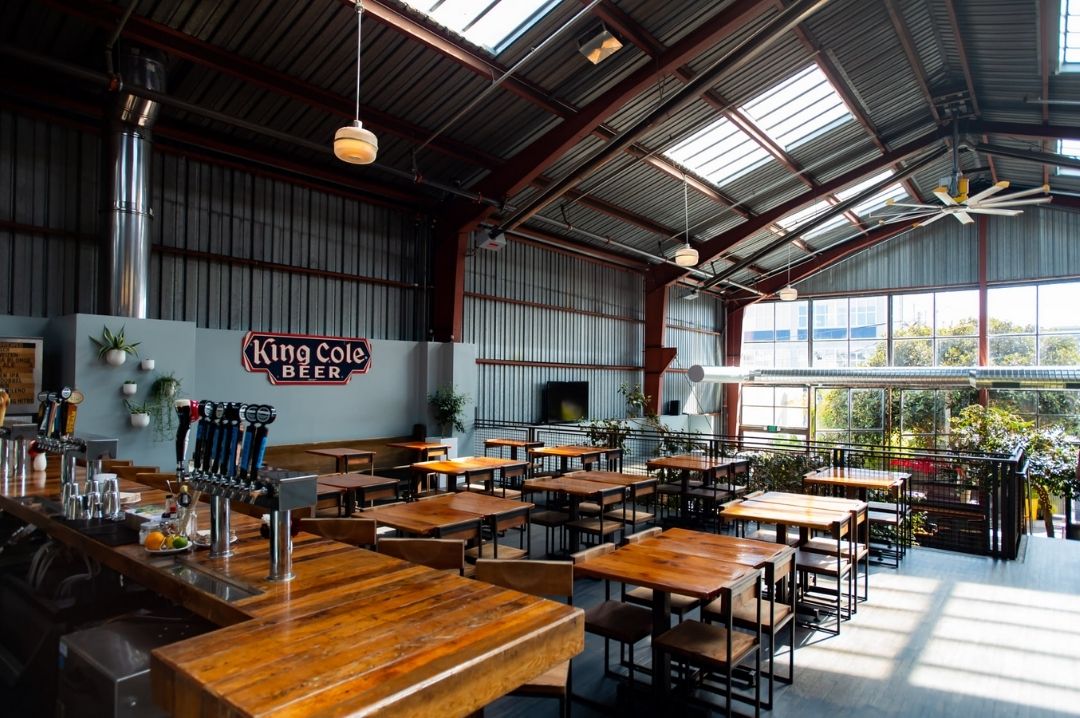 Indoor Seating at Southern Pacific Brewing Southern Pacific Brewing