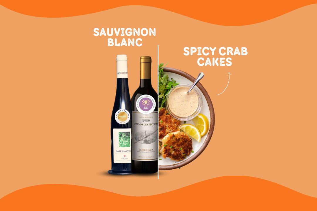 SPICY CRAB CAKES and Sauvignon Blanc