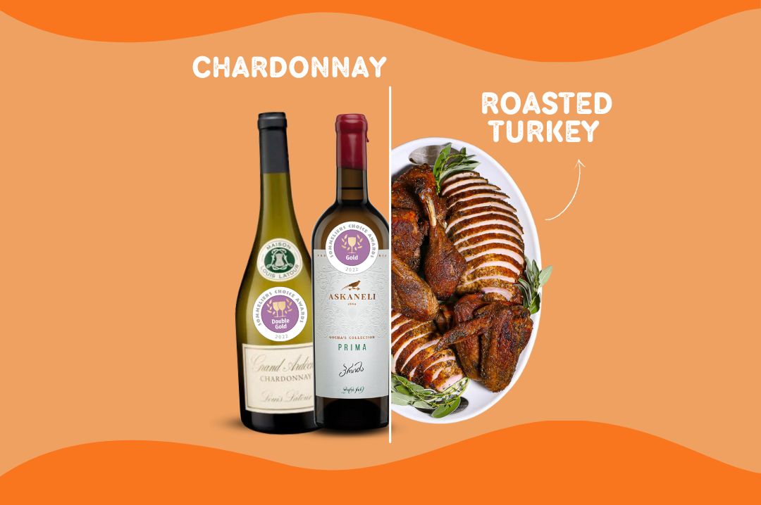 ROASTED TURKEY and Chardonnay