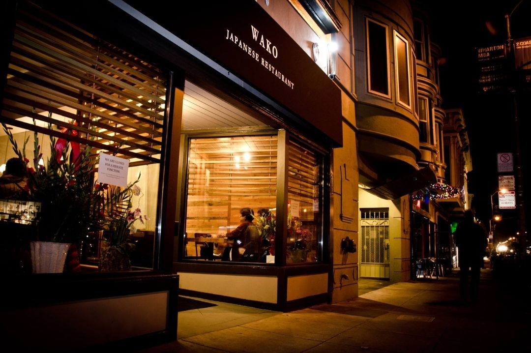 Wako japanese restaurant san francisco